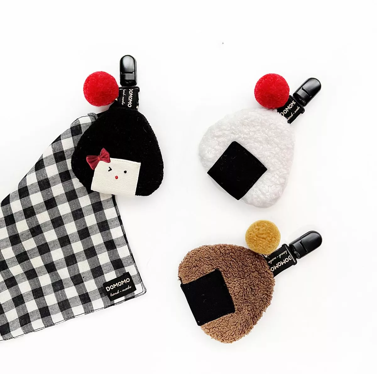 可愛造型飯糰 寶寶 多功能平安符袋 香火袋 手帕