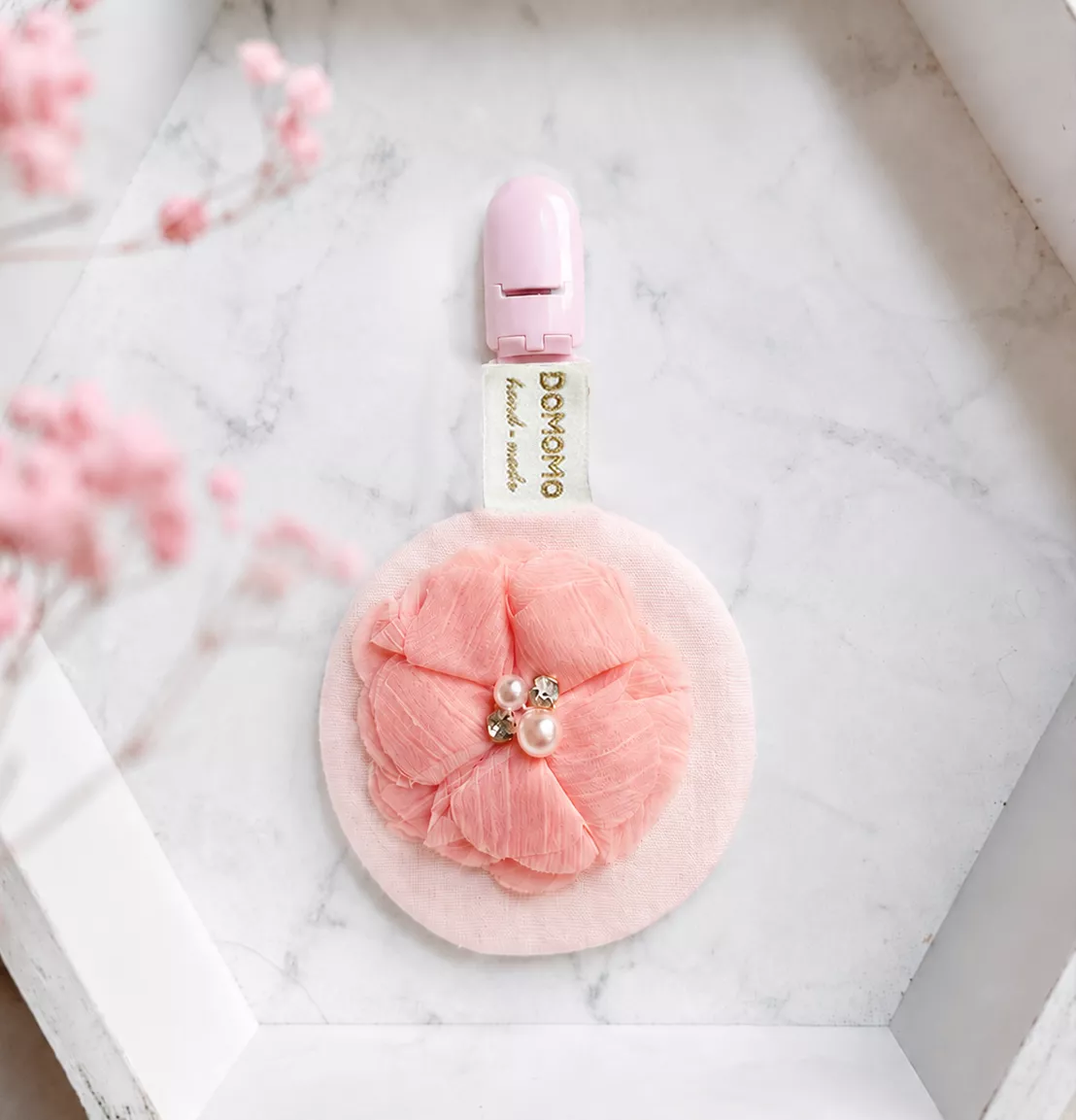 珍珠立體花朵 平安符袋 香火袋
