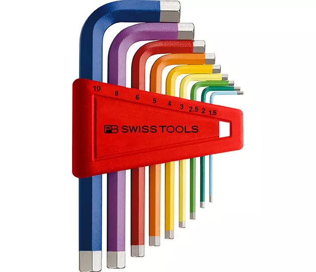 PB Swiss Tools【彩虹系列】L型扳手