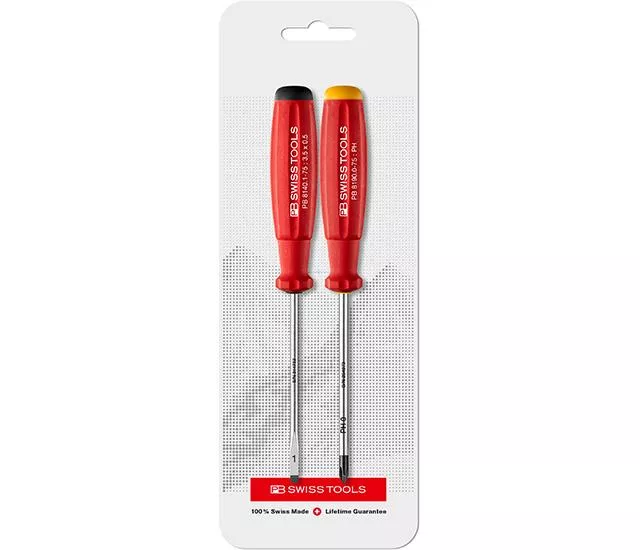 PB Swiss Tools 【卡式包裝】螺絲起子套組 2支組