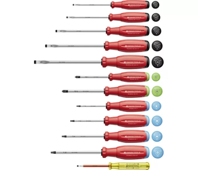 PB 38472 SwissGrip Evo 螺絲起子套件，包含 LED 相位測電筆