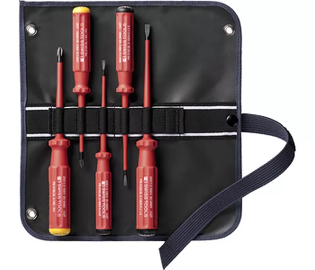 PB 5542 SU SL GY  經典 VDE 超薄螺絲起子套組