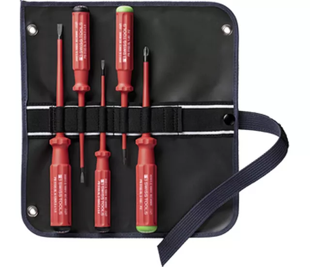 PB 5543 SU SL GY  經典 VDE 細軸螺絲起子套組