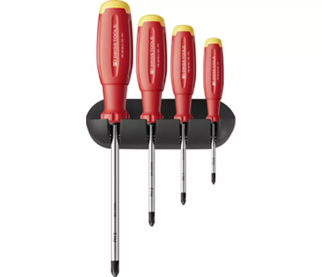 PB 38242 H 用於十字螺絲SwissGrip Evo 螺絲起子套件，附牆壁固定架