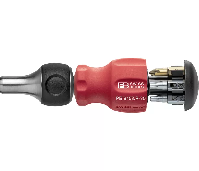 PB 8453 R-30 瑞士製棘輪起子｜6合1多功能棘輪起子