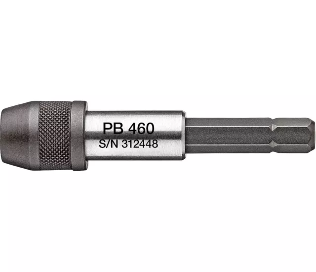 PB 460 Precision 起子頭專用的安全起子頭工具夾持座 C 6.3 (1/4″)