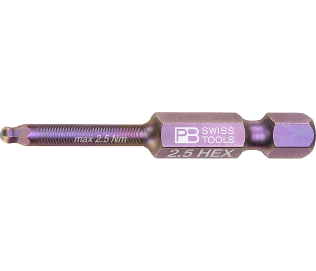 PB E6 212 精密起子頭，E 6.3 (1/4″) 規格，球型設計