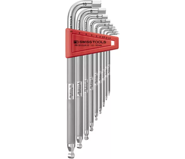 PB 3212 LH-10 附球頭的安全六角扳手套組