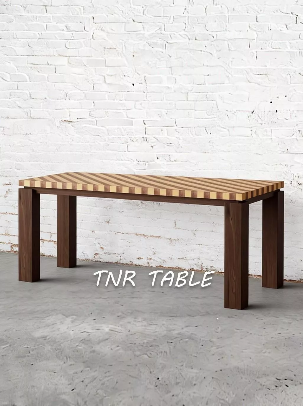 TNR Table 餐桌 桌腳與結構細節｜ENLIV HOME