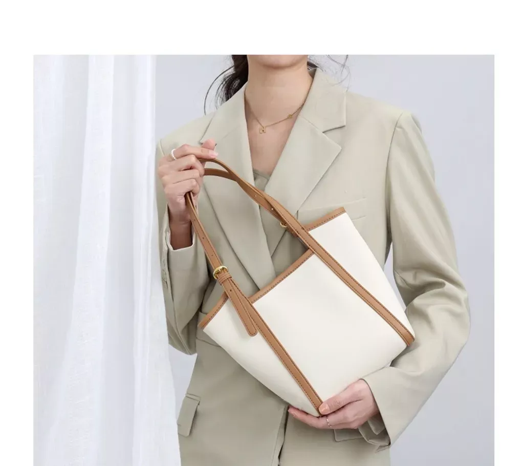 高級真皮通勤托特包