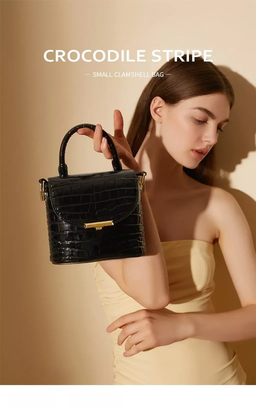 高級鱷魚紋真皮包