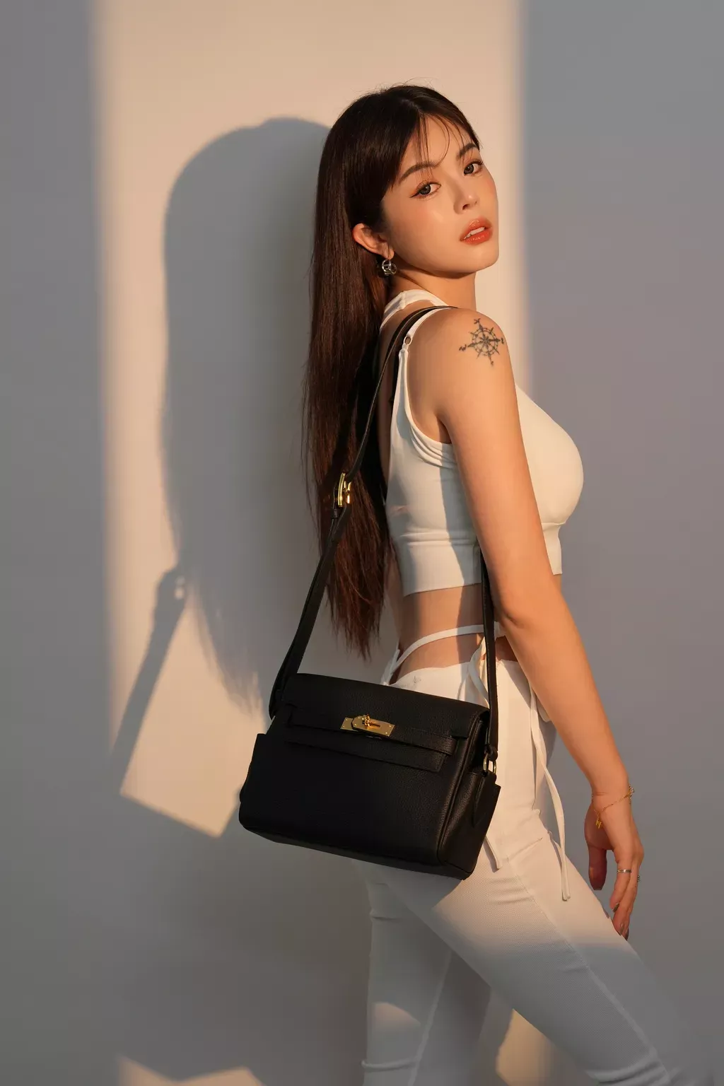 復古凱莉高級真皮女包