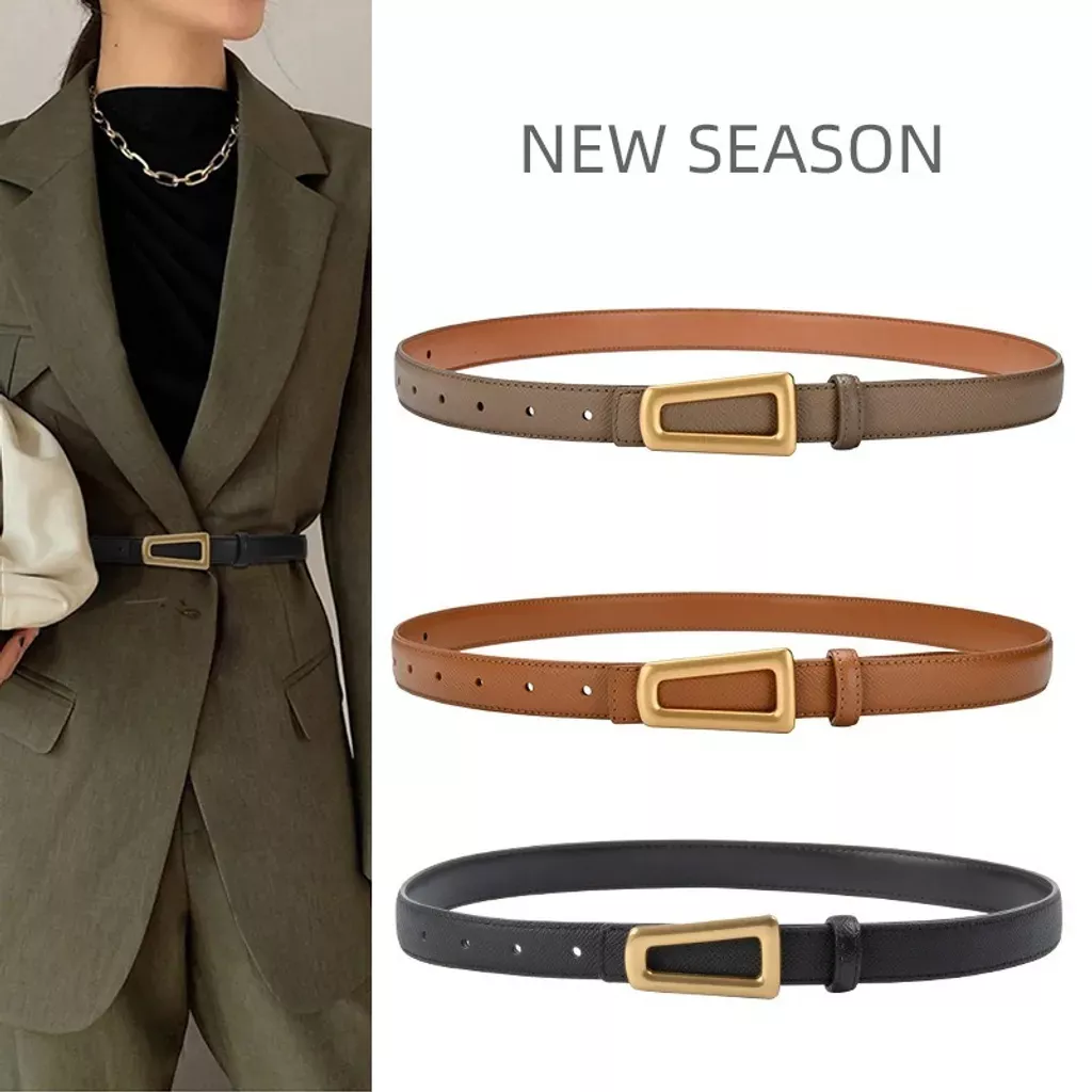 高級真皮復古細腰皮帶