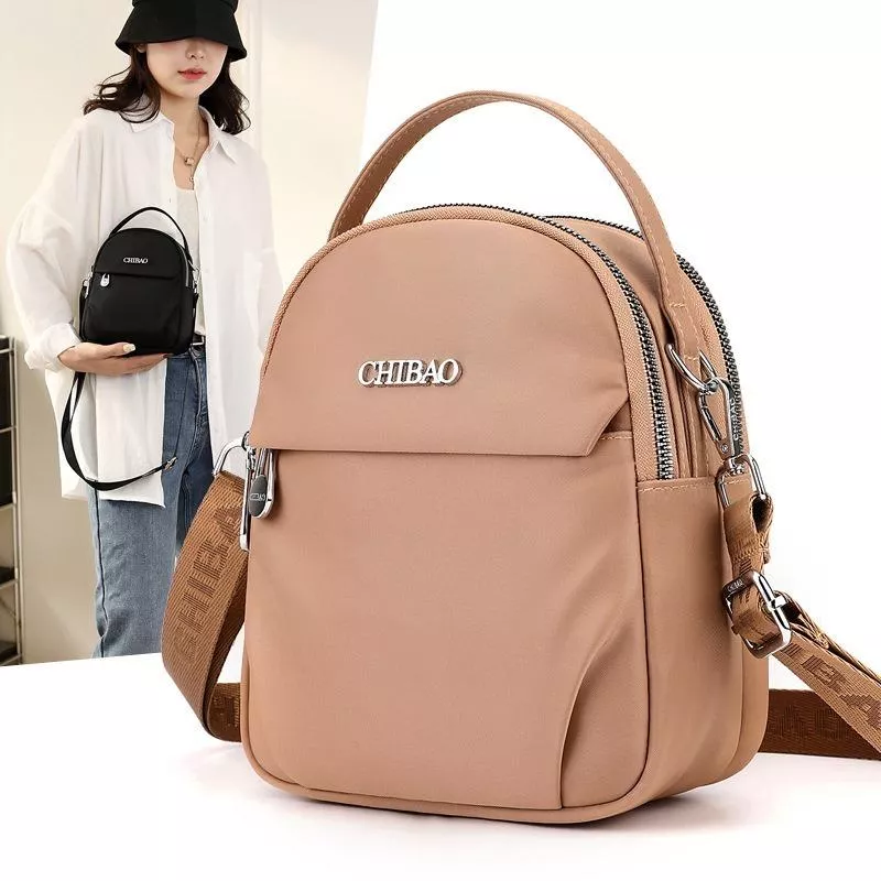 韓系優秀質感尼龍貝殼包