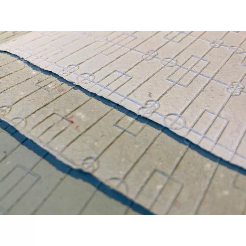 【蒔絮紙品】鐵窗花-窗櫺紋手抄紙