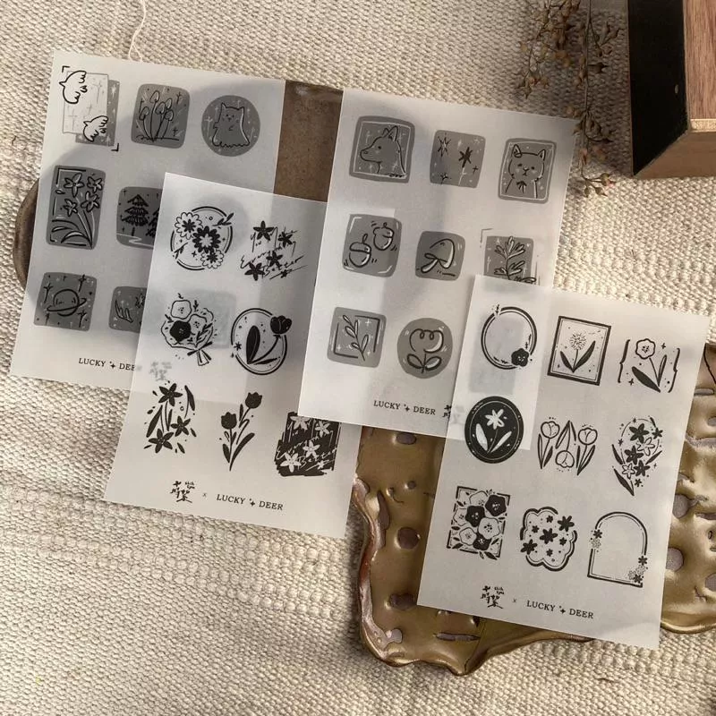 【蒔絮紙品x杏仁鹿】Let’s go to exchange! 描圖紙素材