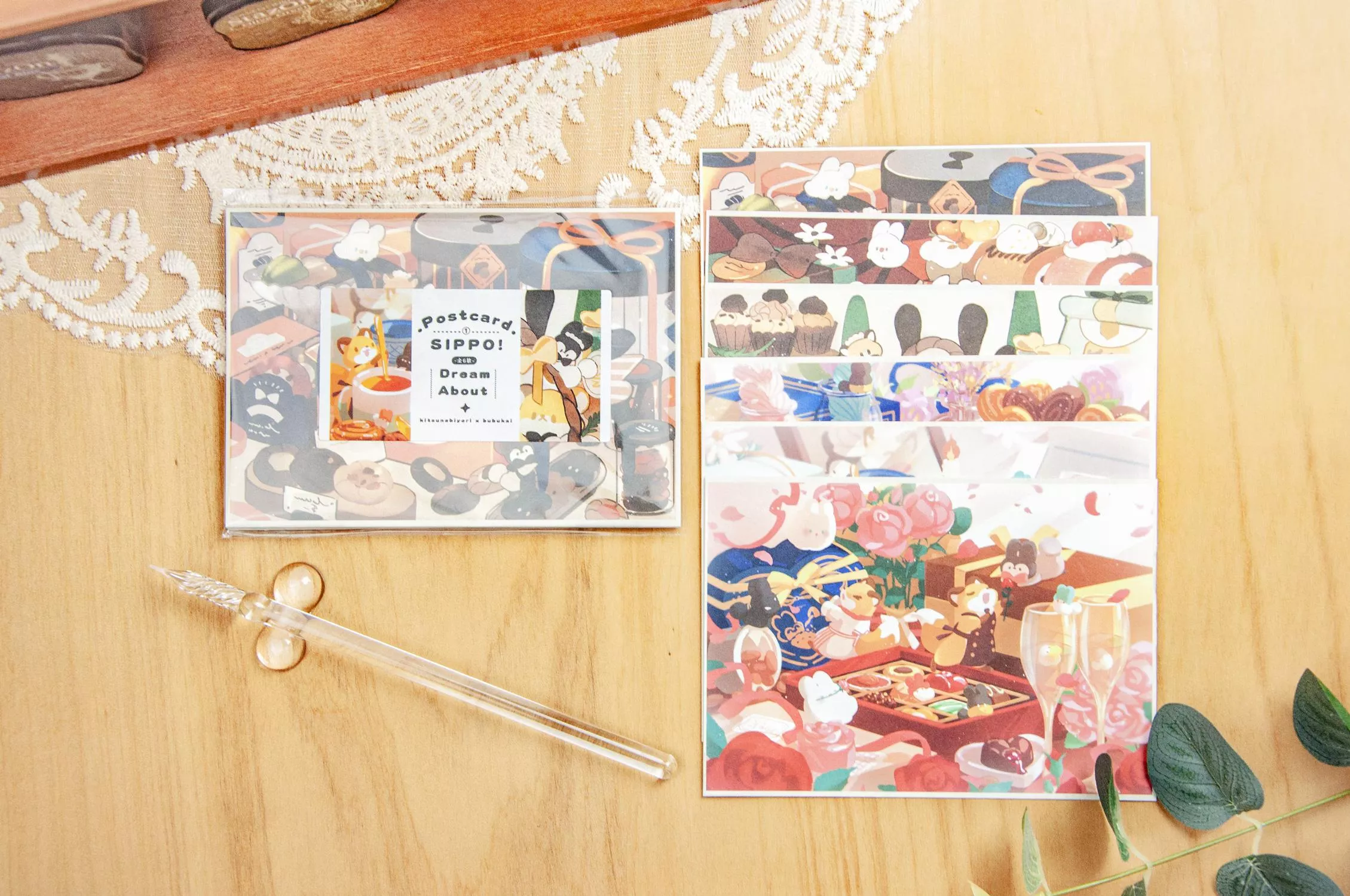 狐日和｜Sippo!聯名夢想禮盒|6入明信片套組