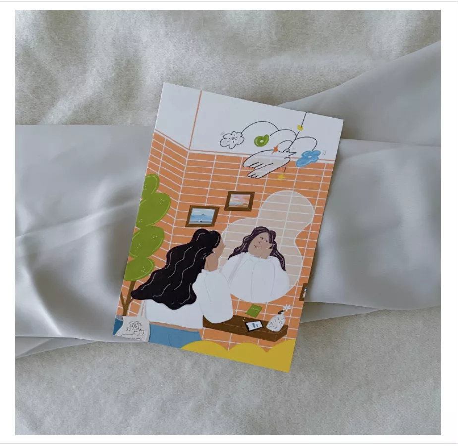 LanfangLin Illustration｜ROOM TOUR 明信片