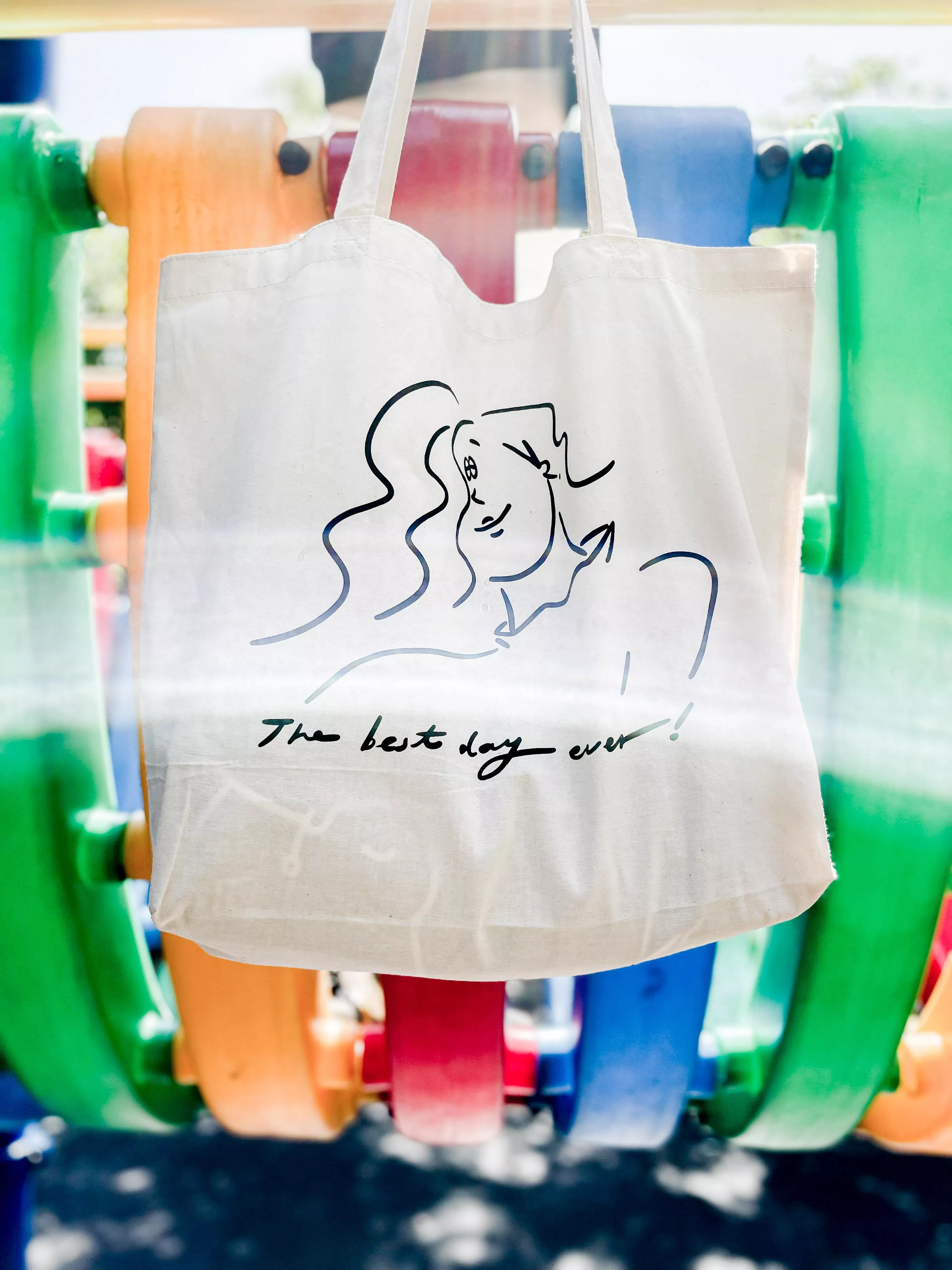 LanfangLin Illustration｜The Best Day Ever! ʘ 帆布袋