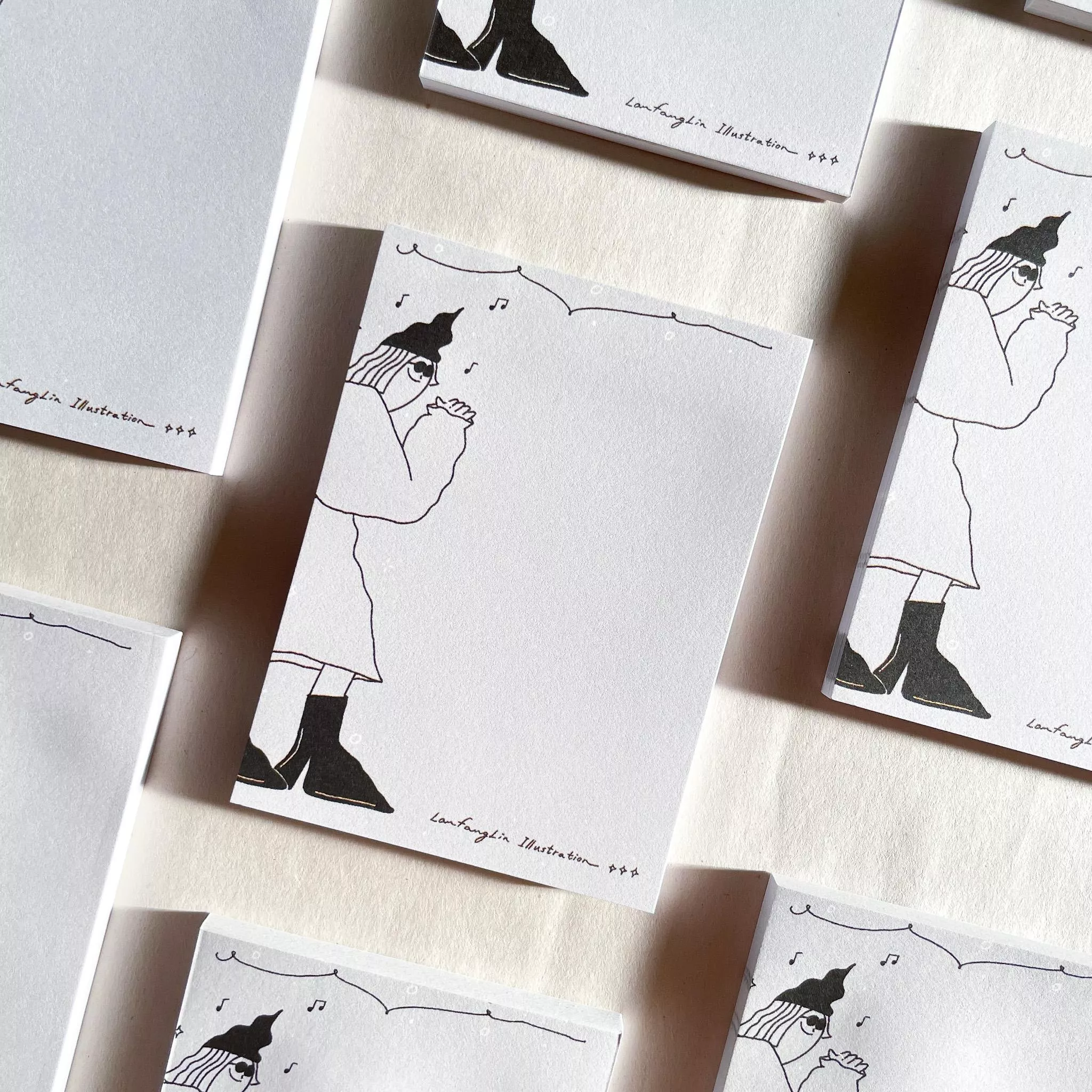 LanfangLin Illustration｜It's just a matter of time 便條紙