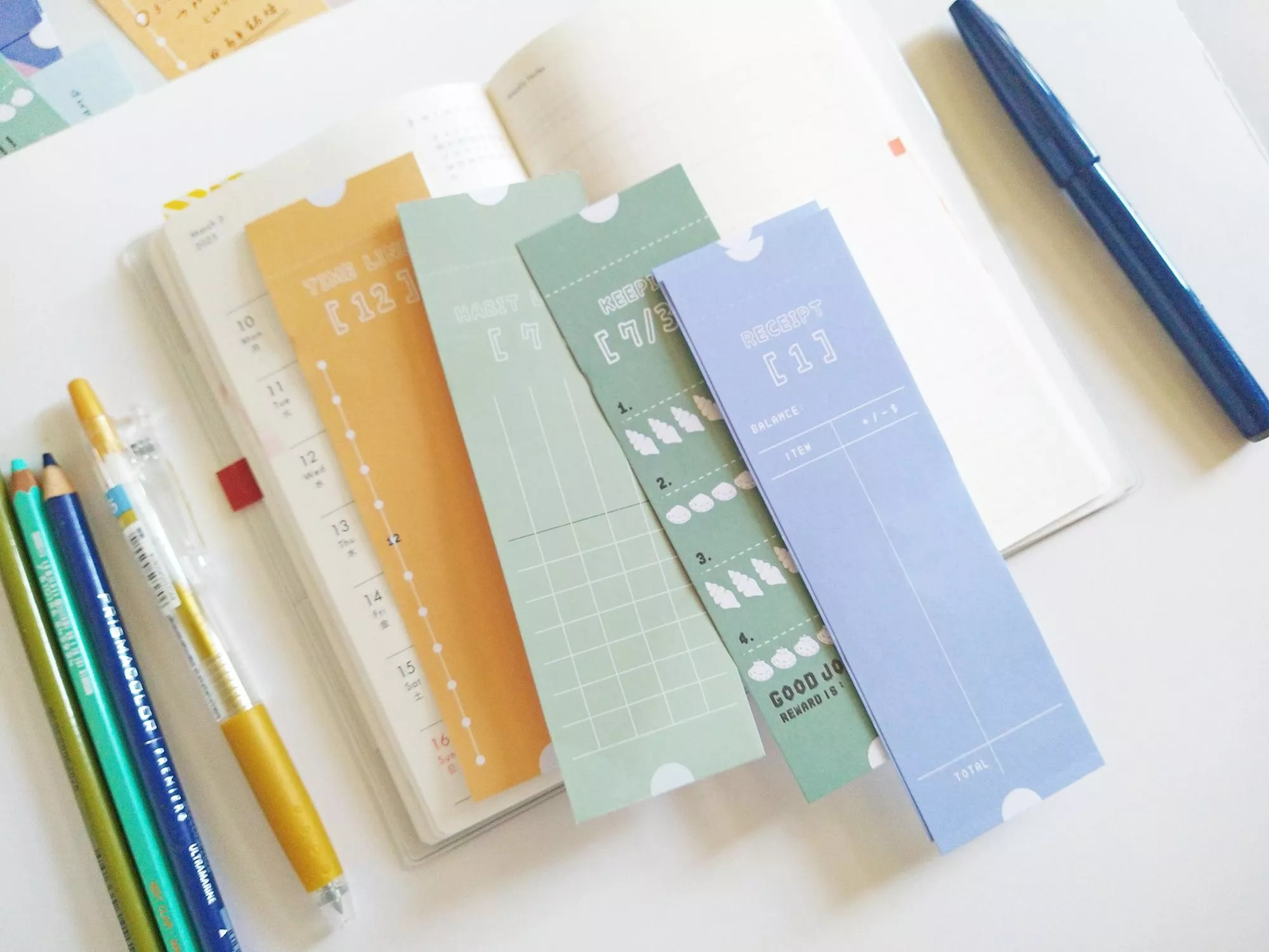 無色綻放｜時間規劃 書籤便條紙 系列