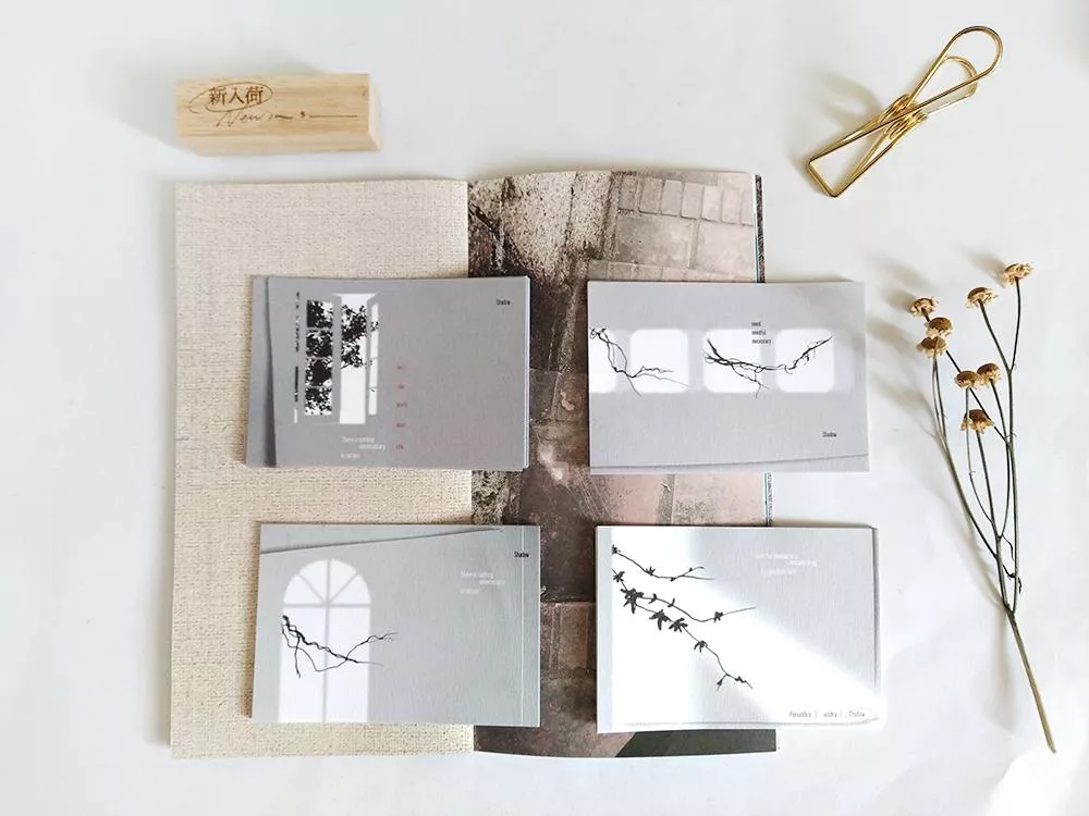 無色綻放｜半影便箋 窗外 40入 (4款各10張)