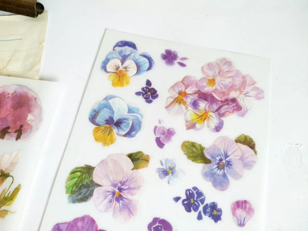 無色綻放｜仲夏夜-轉印貼紙 (2款各1入)