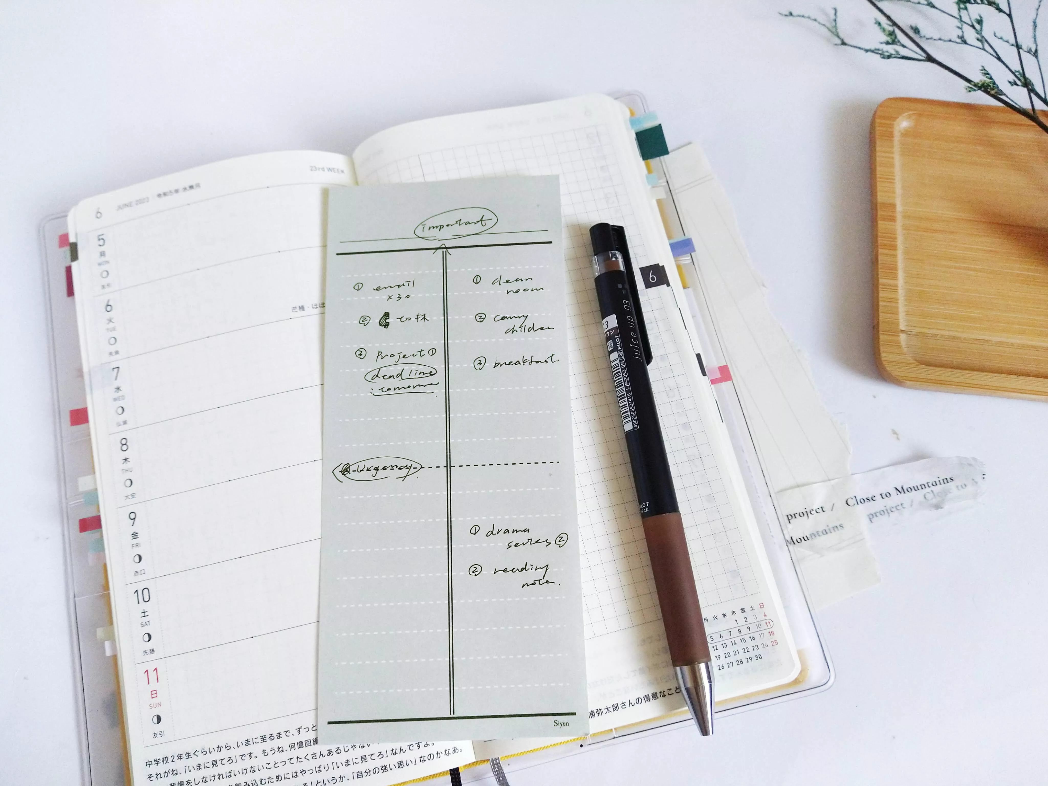 無色綻放｜復古計畫表 60入 4款各15張