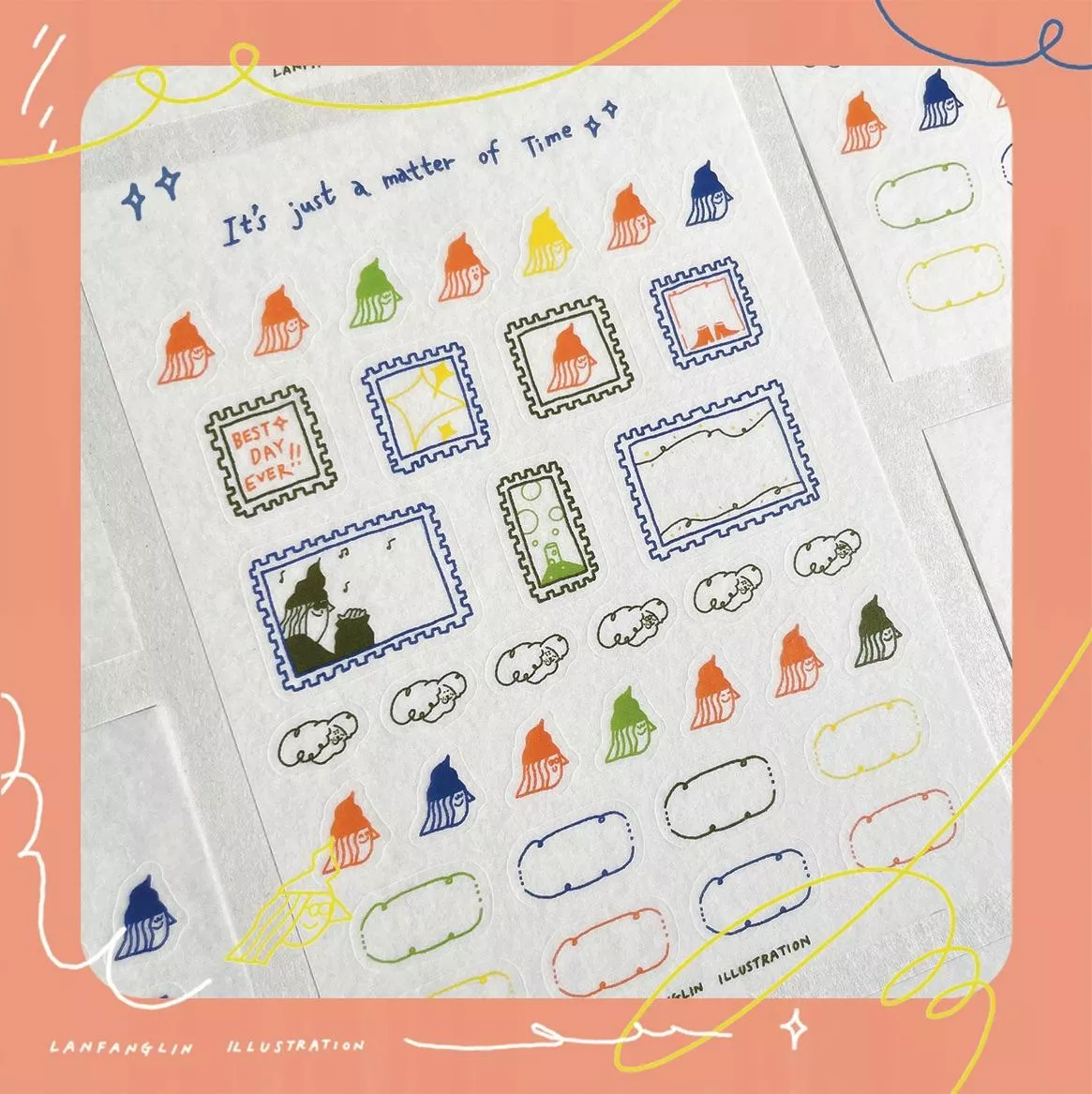 LanfangLin Illustration｜貼紙區