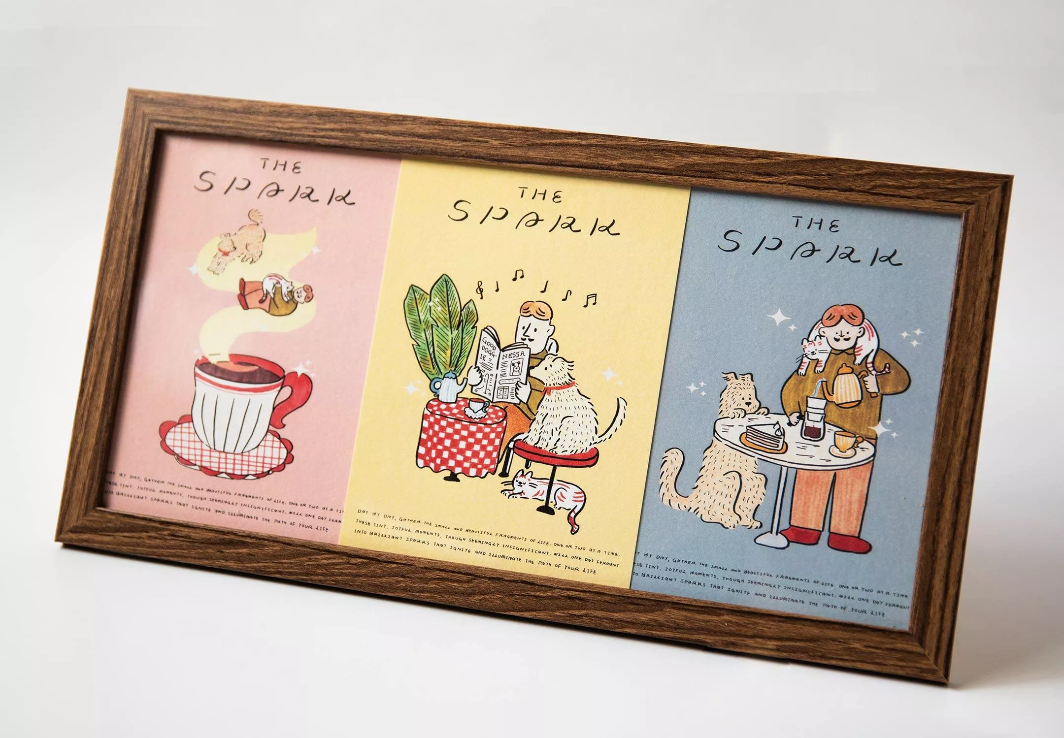 Ahchen｜The Spark明信片/燙金明信片