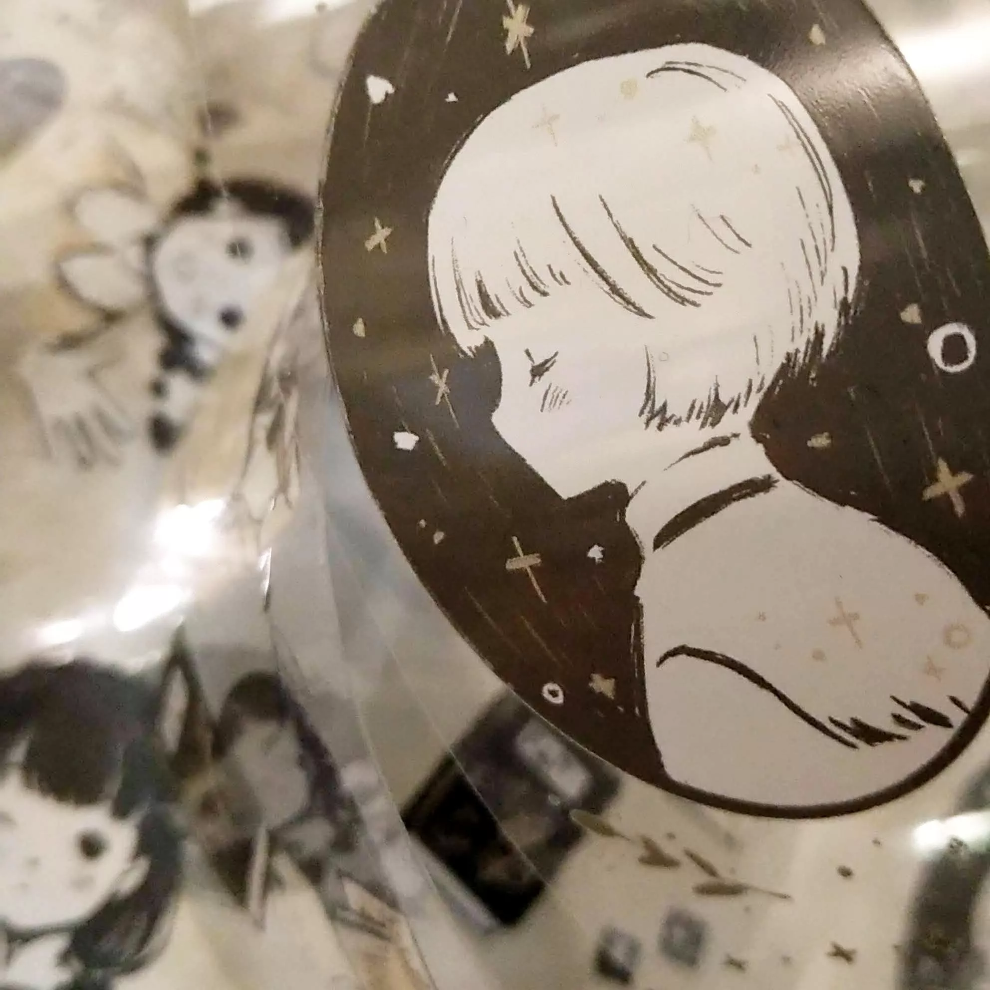 杏仁鹿｜復古女孩 PET膠帶