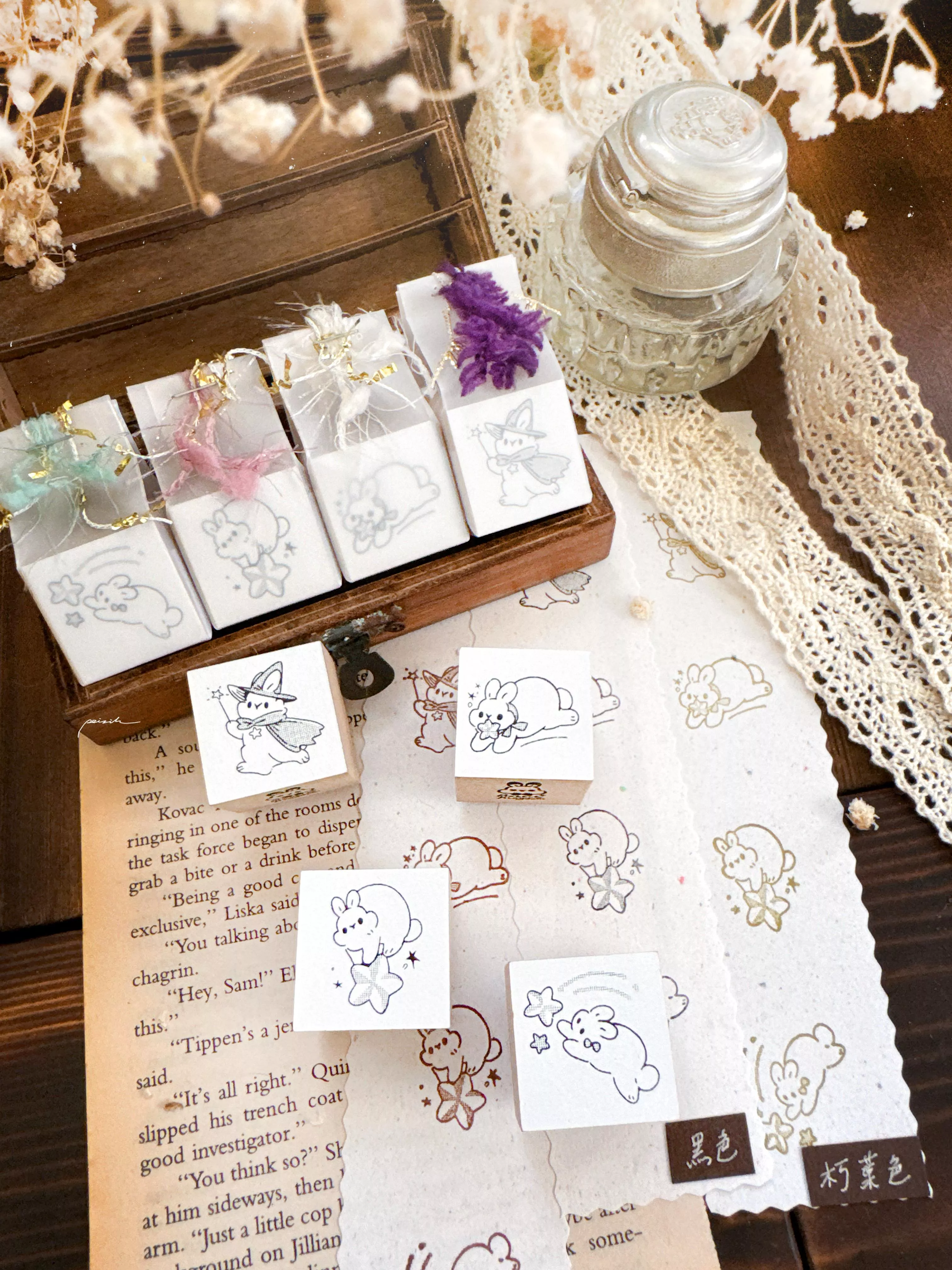 Pei+Pei Studio｜小兔小印章系列