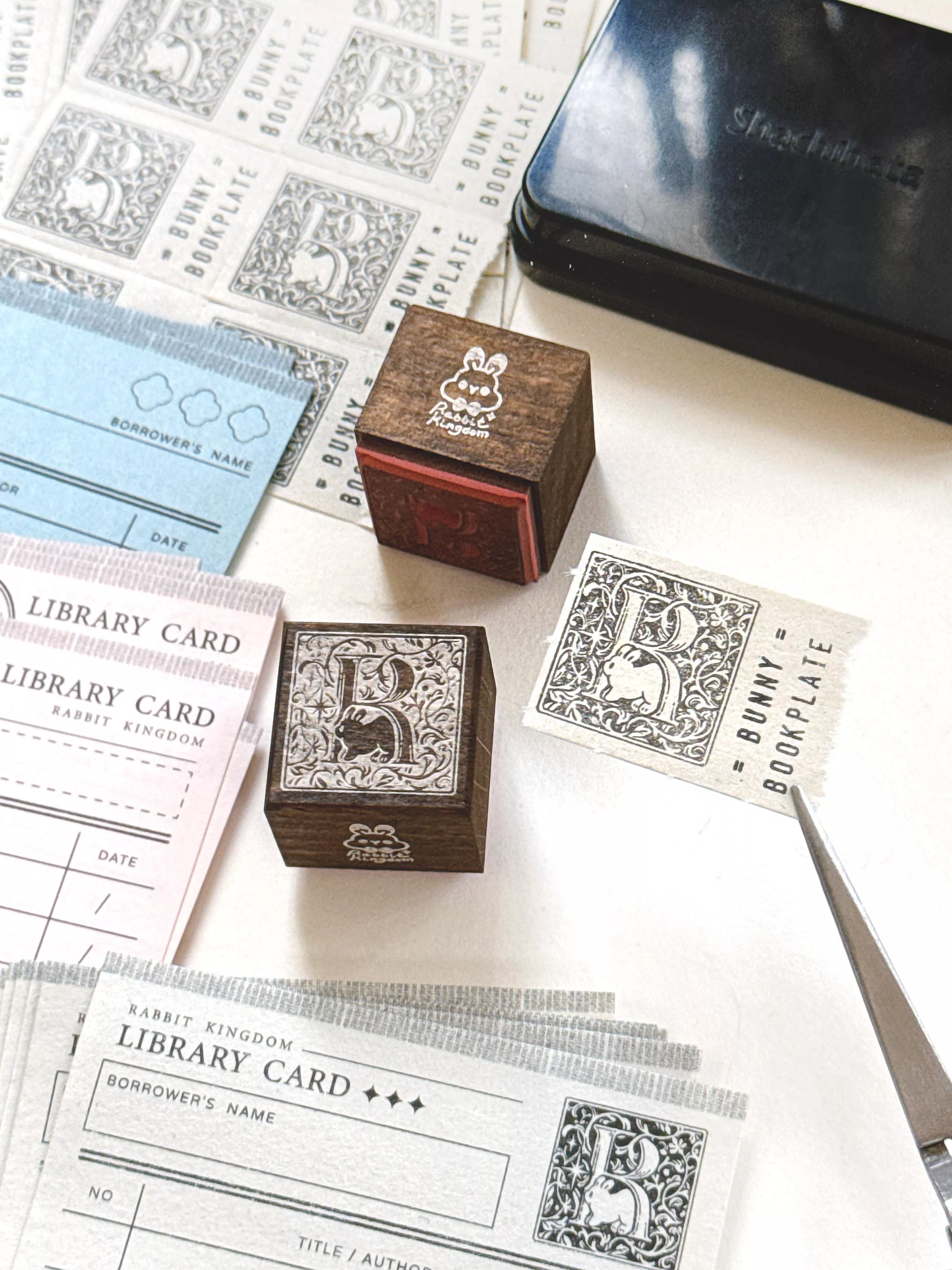 Pei+Pei Studio｜小兔的藏書章