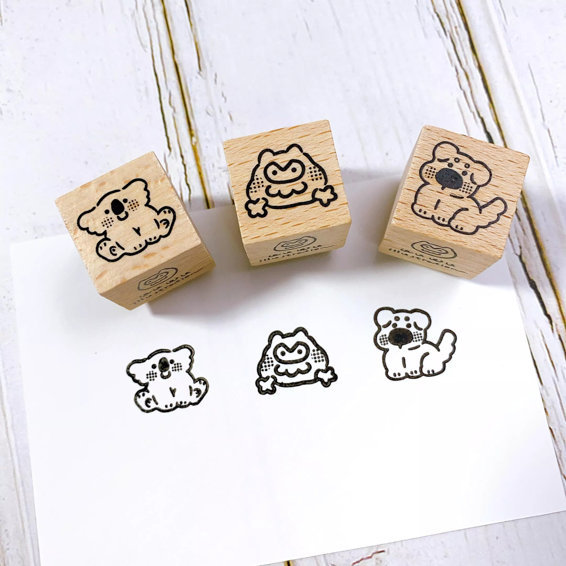 wuwu插畫｜櫸木小印章 系列