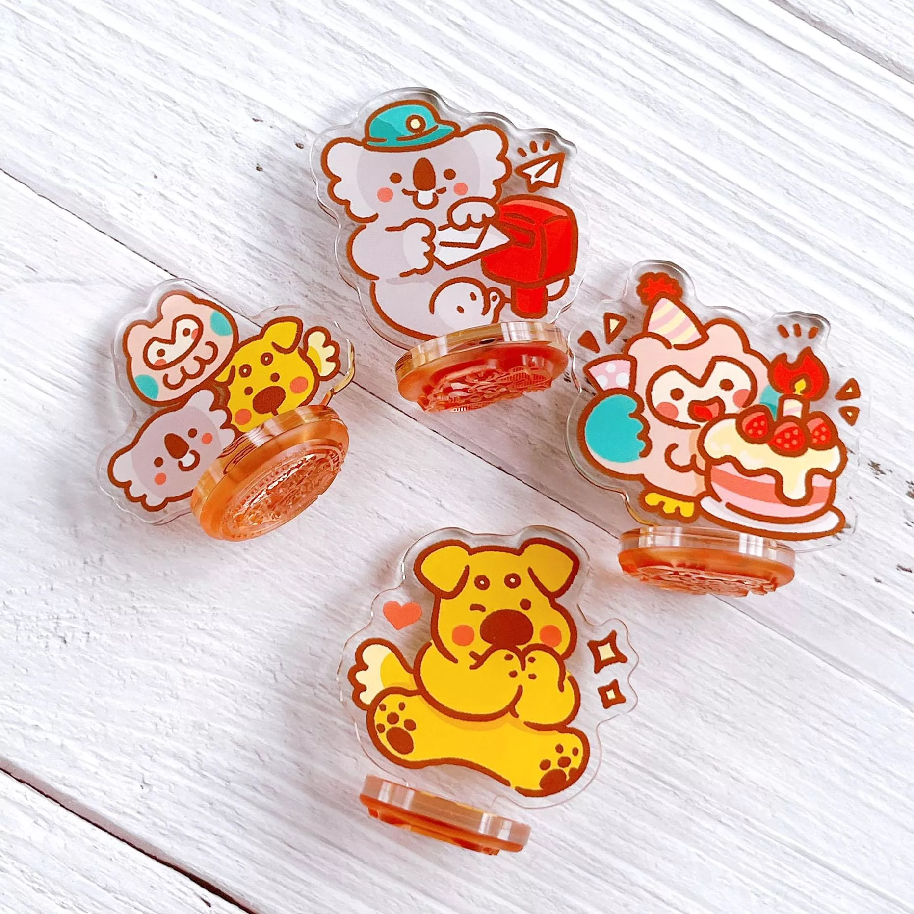 wuwu插畫｜壓克力矽膠印章 系列