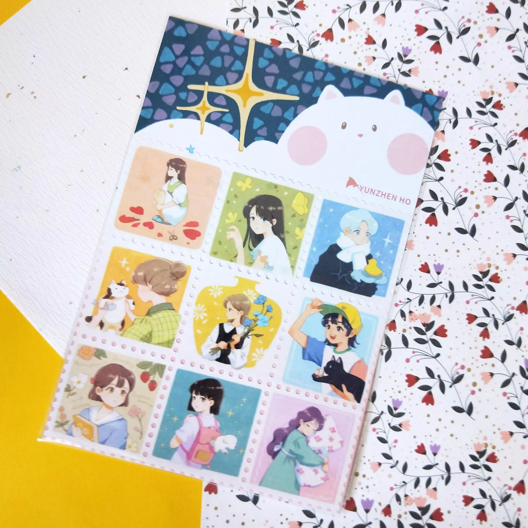 何畇蓁｜郵票貼紙