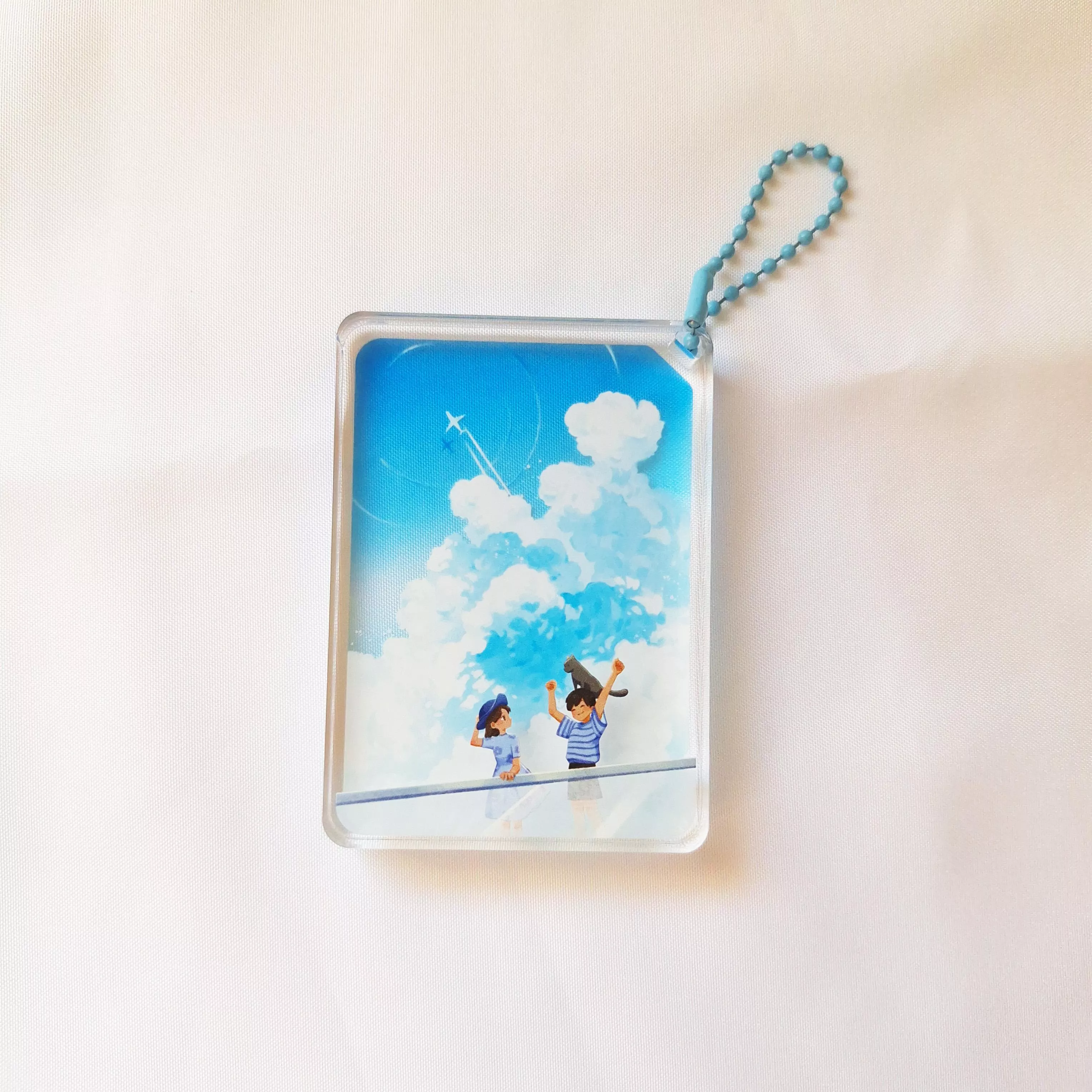 何畇蓁｜壓克力磚-雲與海