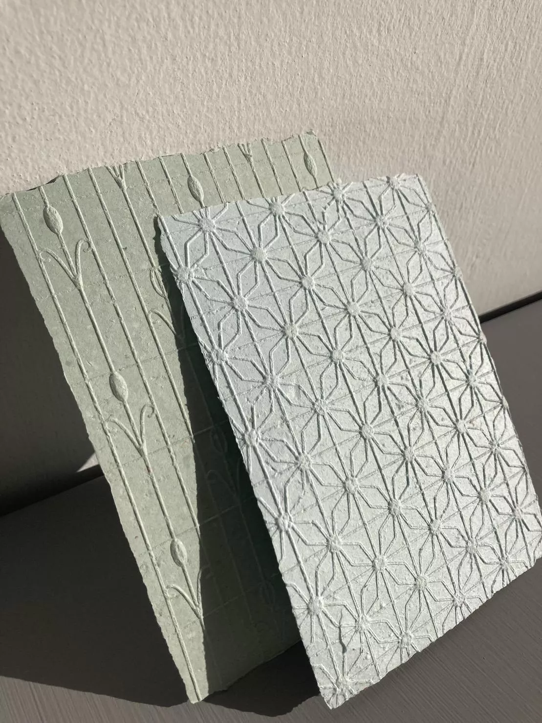 蒔絮紙品｜鐵窗花 𓇬 毬蘭紋手抄紙