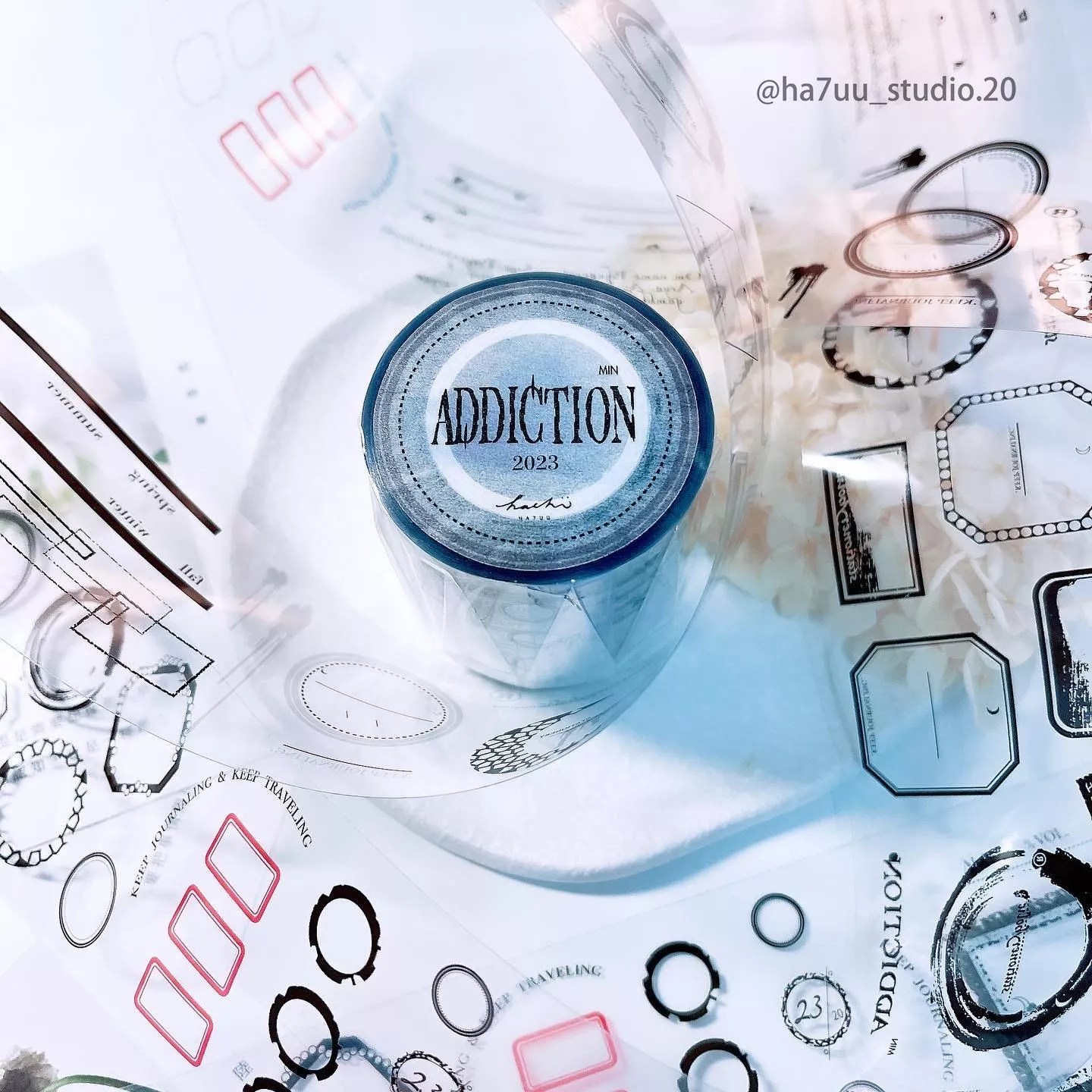 HA7UU｜文具控的酒標 / 文具控的邊角料 PET紙膠帶