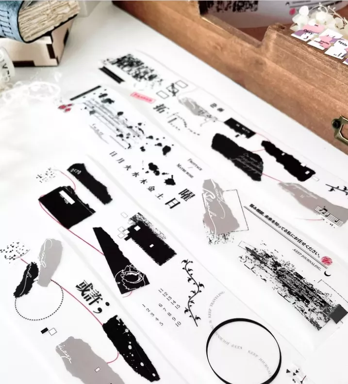 HA7UU｜拓;maybe rose 霧面PET膠帶