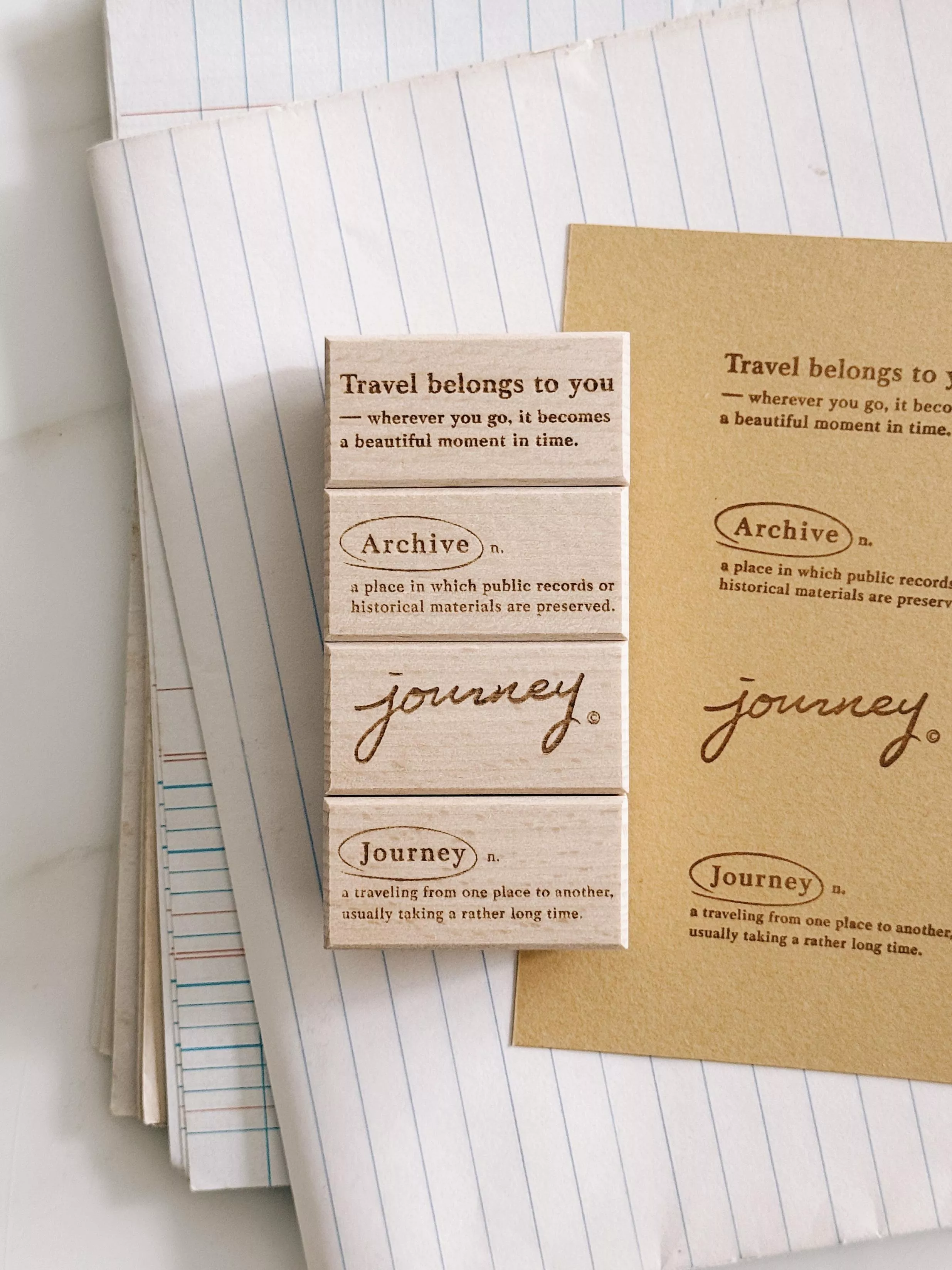 紙上旅行｜Journey 系列印章