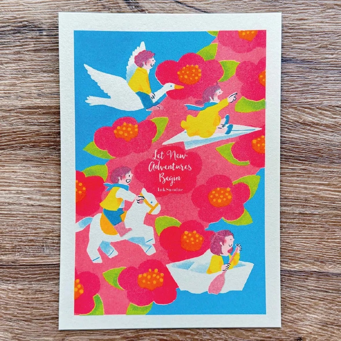 Inksundae｜A5小海報 出發探險吧