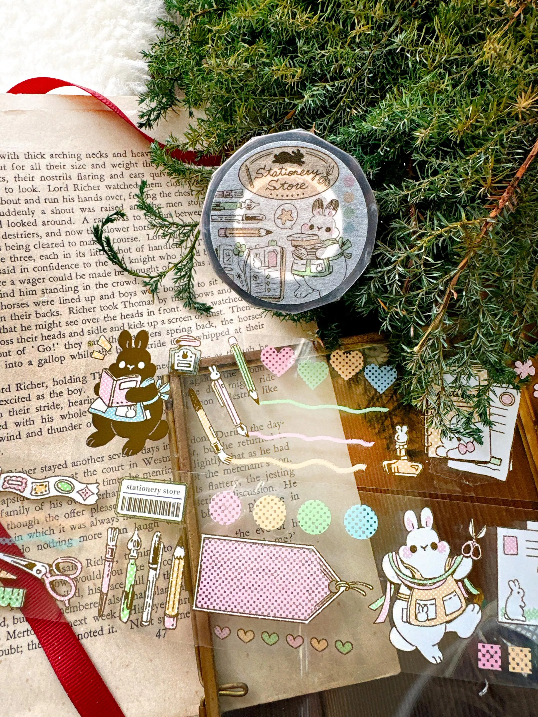 Pei+Pei Studio｜黑兔文具店－PET膠帶