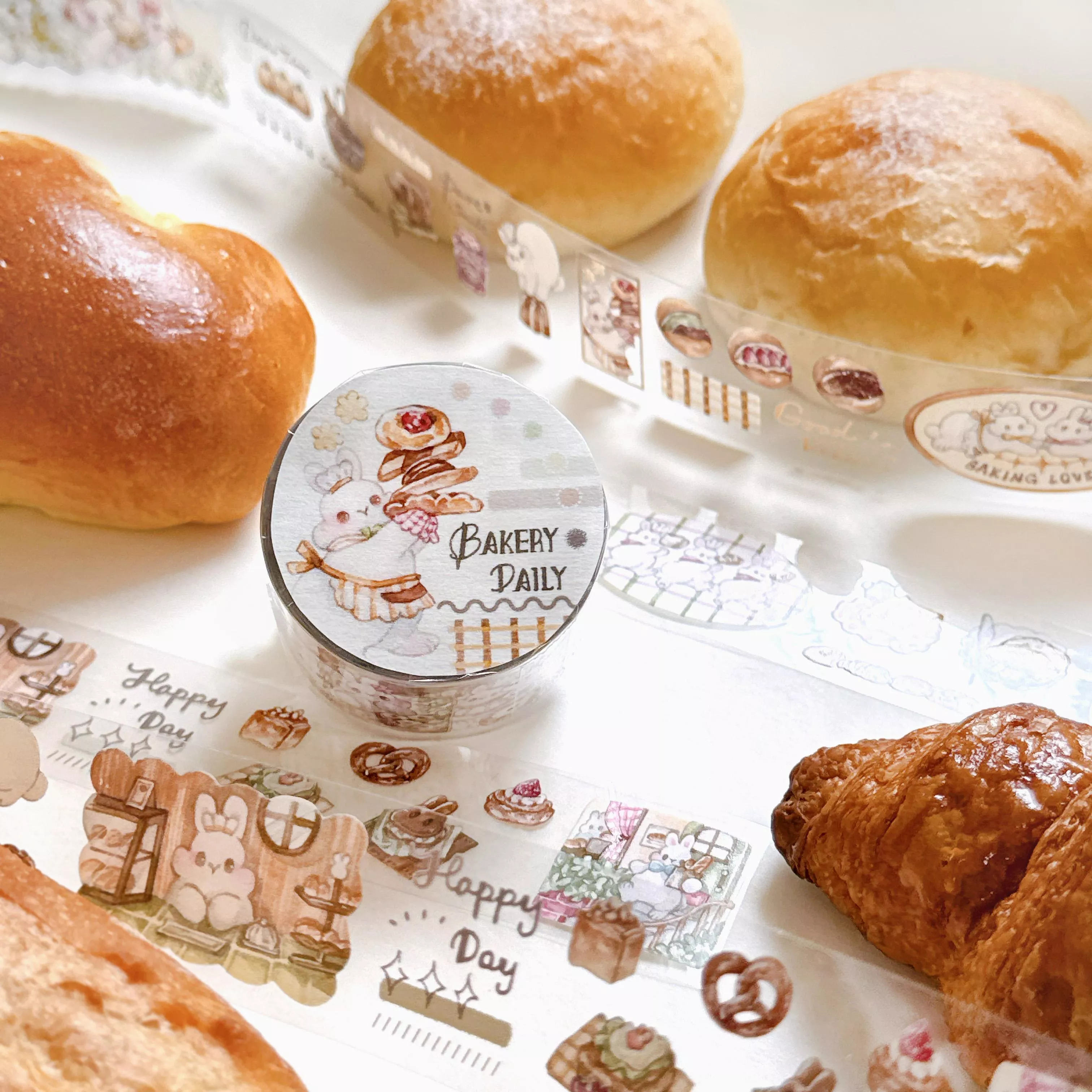 Pei+Pei Studio｜麵包日報－PET膠帶