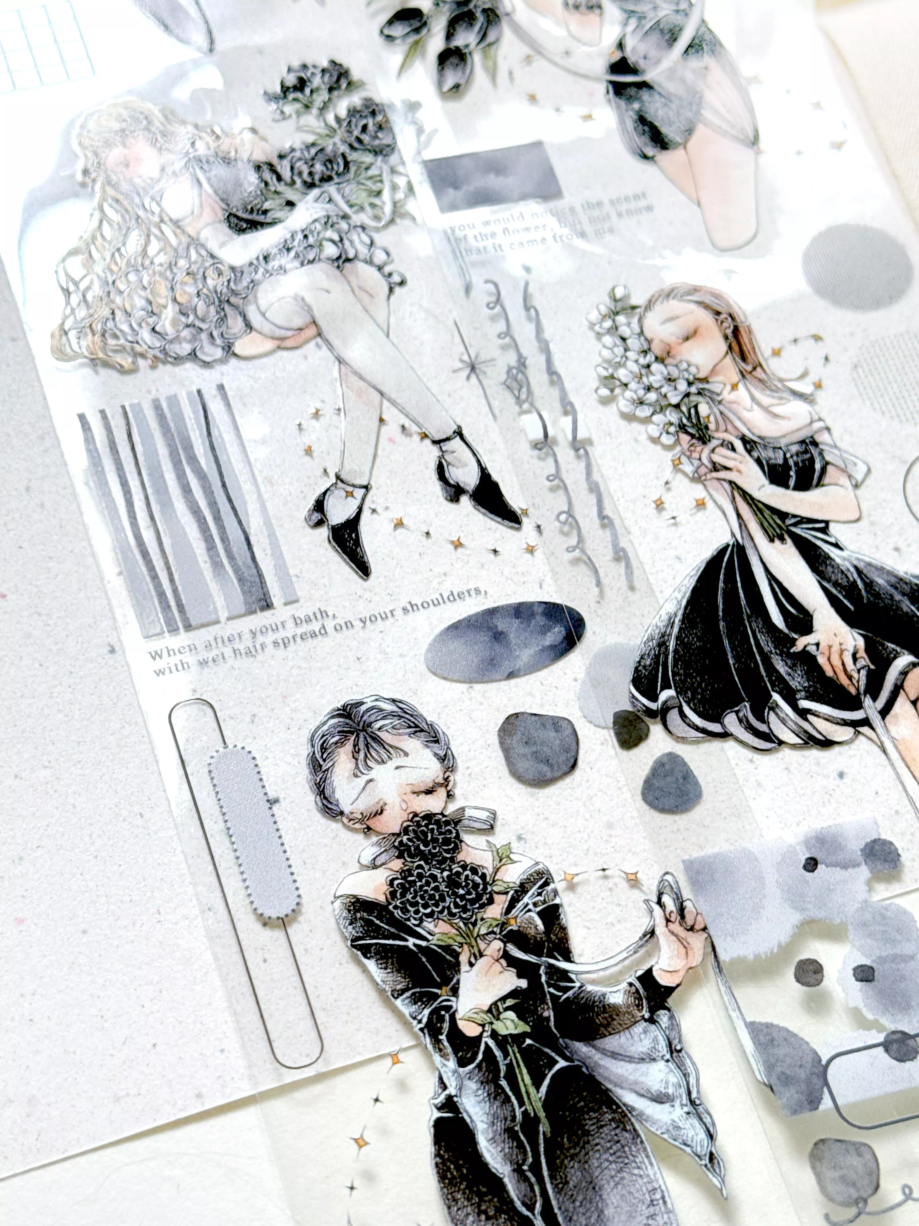 Pei+Pei Studio｜浮游生花－PET/和紙膠帶