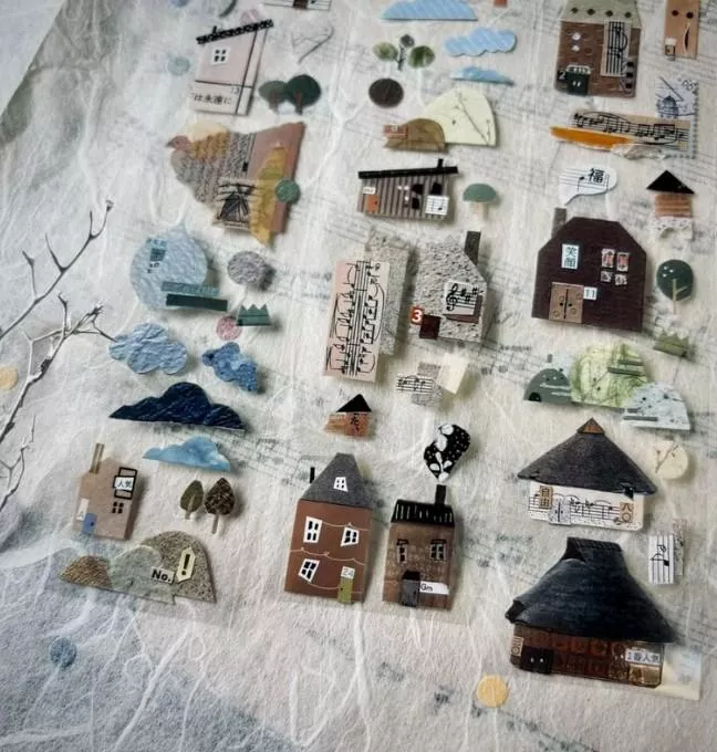 好築藝｜拼貼部屋 亮面PET紙膠帶