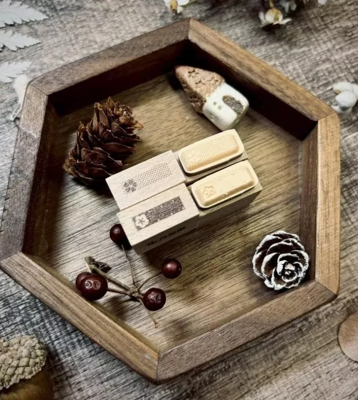 好築藝｜木頭印章(櫻花/梅花)