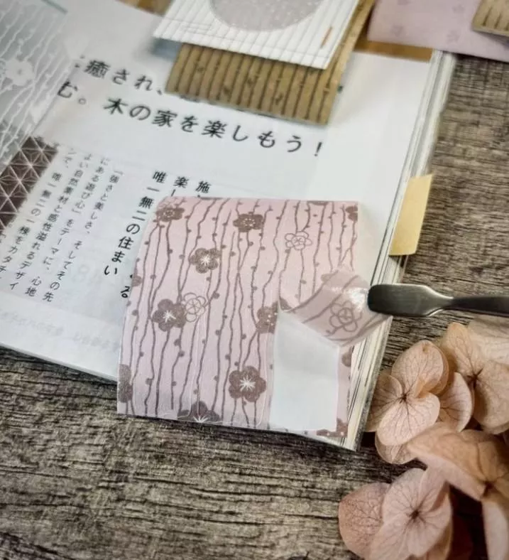 好築藝｜日式窗花調色盤(春) 割型和紙膠帶