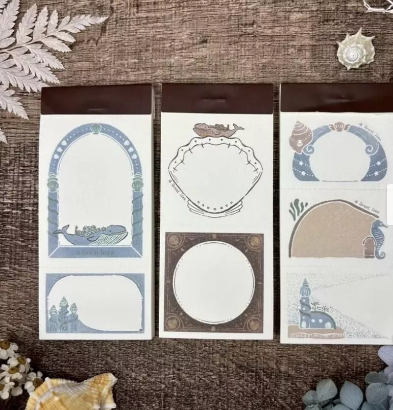 好築藝｜便簽本 (海鯨聽貝/夢中之鯨/潮境小鎮)