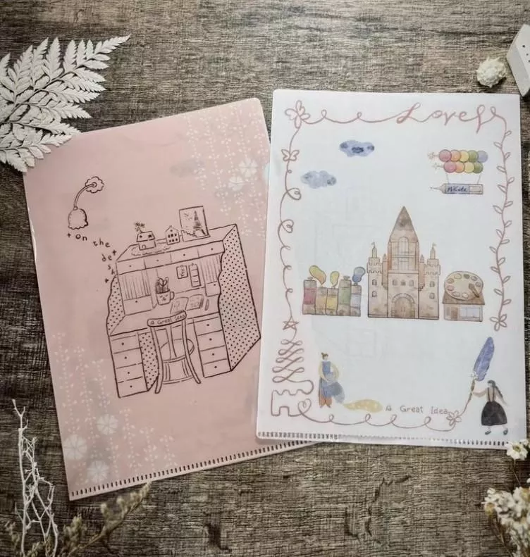 好築藝｜書桌城堡遊 L型單層A5資料夾